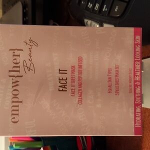 Empower{Her} Beauty‎ Face It Sheet Mask Collagen & Peptide Infused 5 Piece Set